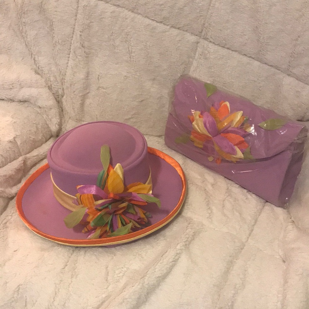 Hat and purse